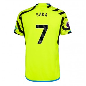 Arsenal Bukayo Saka #7 Replica Away Stadium Shirt 2023-24 Short Sleeve